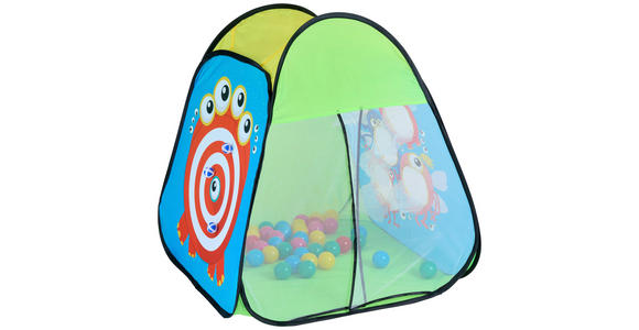 SPIELZELT - Gelb/Hellblau, Basics, Kunststoff/Textil (73/92/73cm) - My Baby Lou