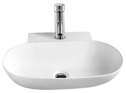 UMIVAONIK  bela  - bela, Moderno, keramika (55,5/39,5/12cm) - Xora