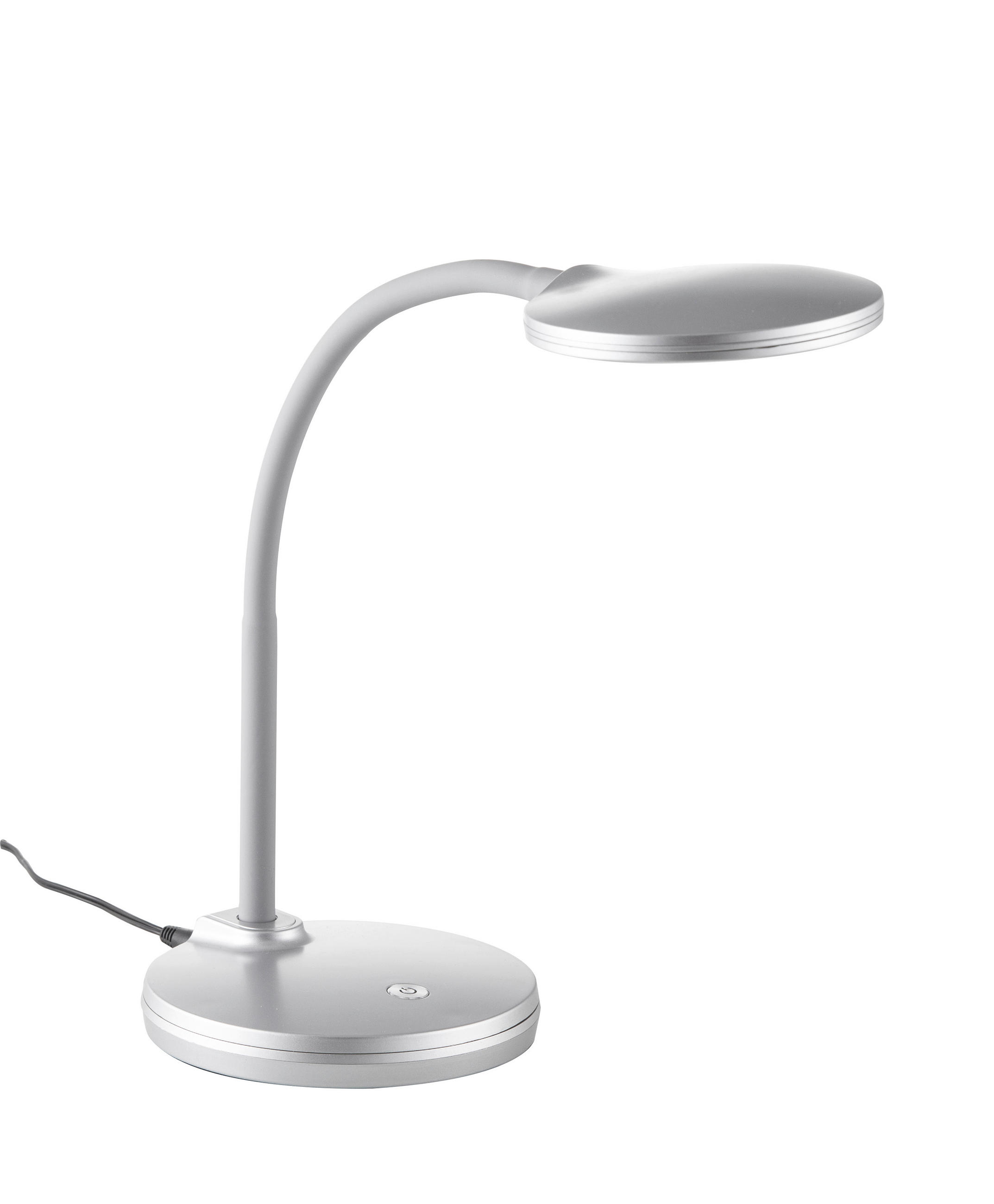 Veioză Cu Led 18/13,2/35 cm    - argintiu, Basics, plastic (18/13,2/35cm) - Novel