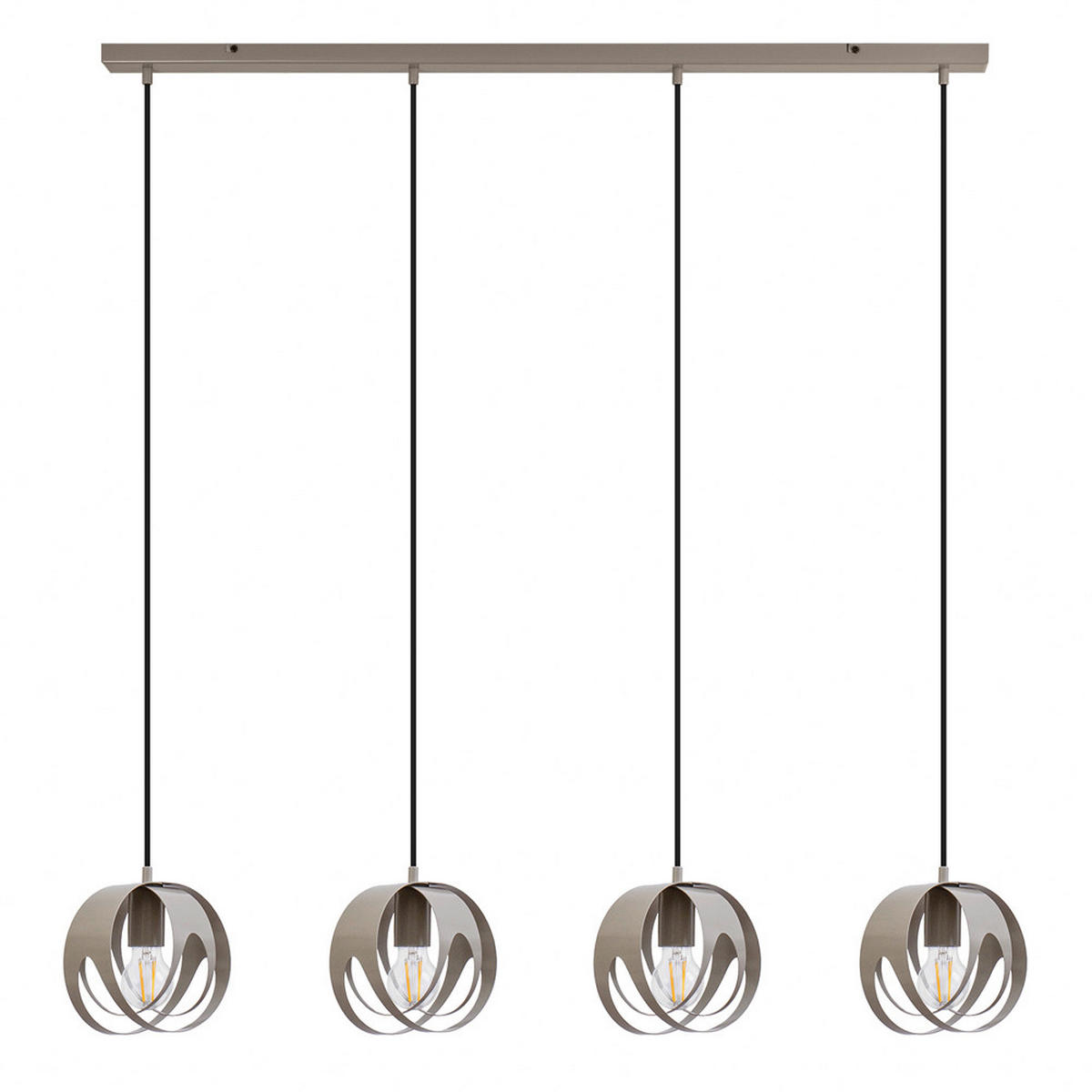 HÄNGELEUCHTE 110/18/110 cm  - Greige, LIFESTYLE, Metall (110/18/110cm)