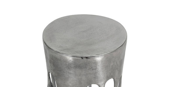 BEISTELLTISCH in Metall 37/37/64 cm  - Silberfarben, MODERN, Metall (37/37/64cm) - Ambia Home