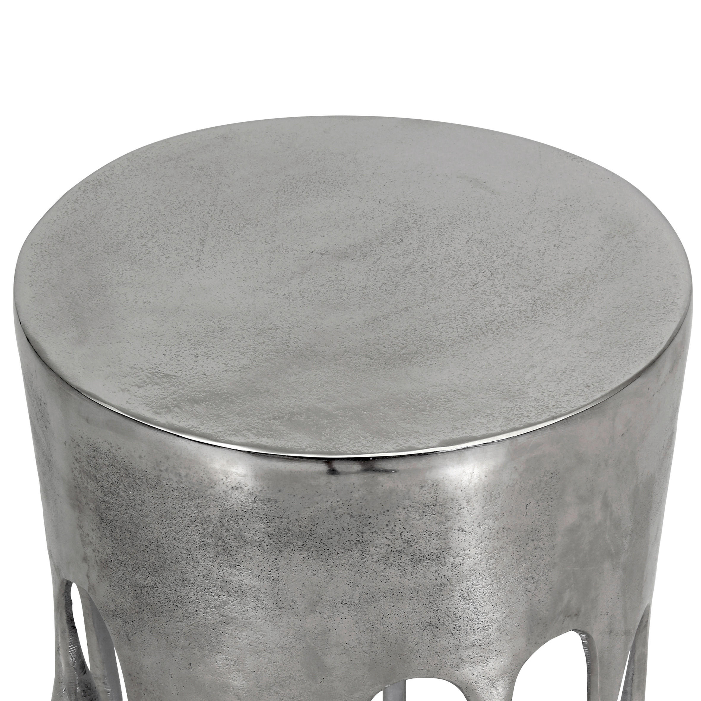BEISTELLTISCH in Metall 37/37/64 cm  - Silberfarben, MODERN, Metall (37/37/64cm) - Ambia Home