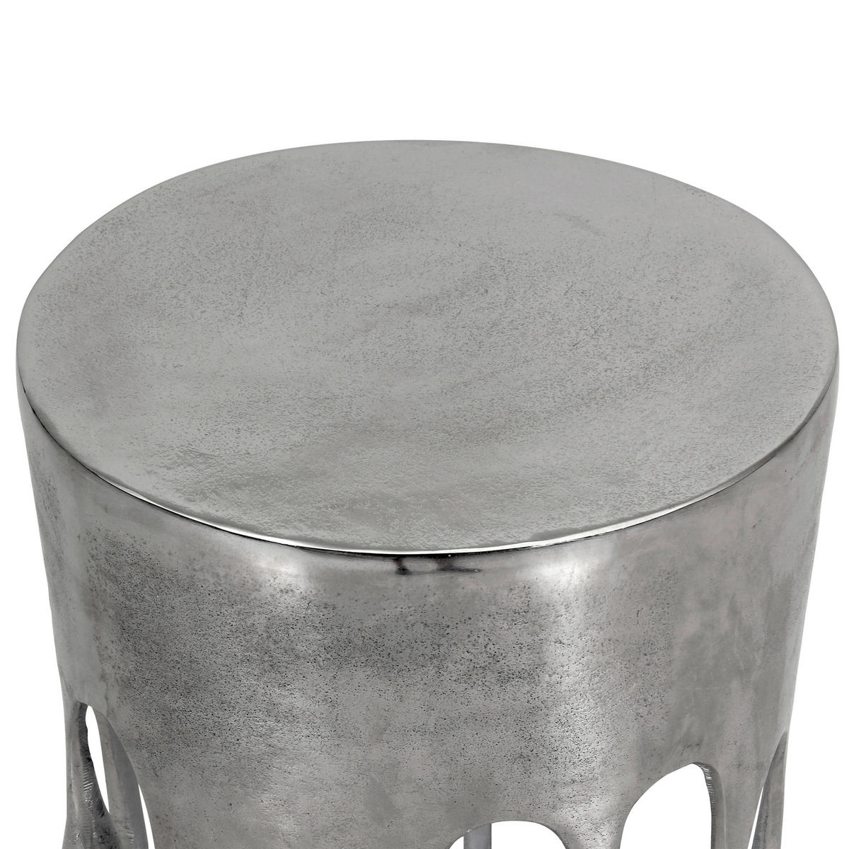 SIDOBORD i metall 37/37/64 cm  - silver, Modern, metall (37/37/64cm) - Ambia Home
