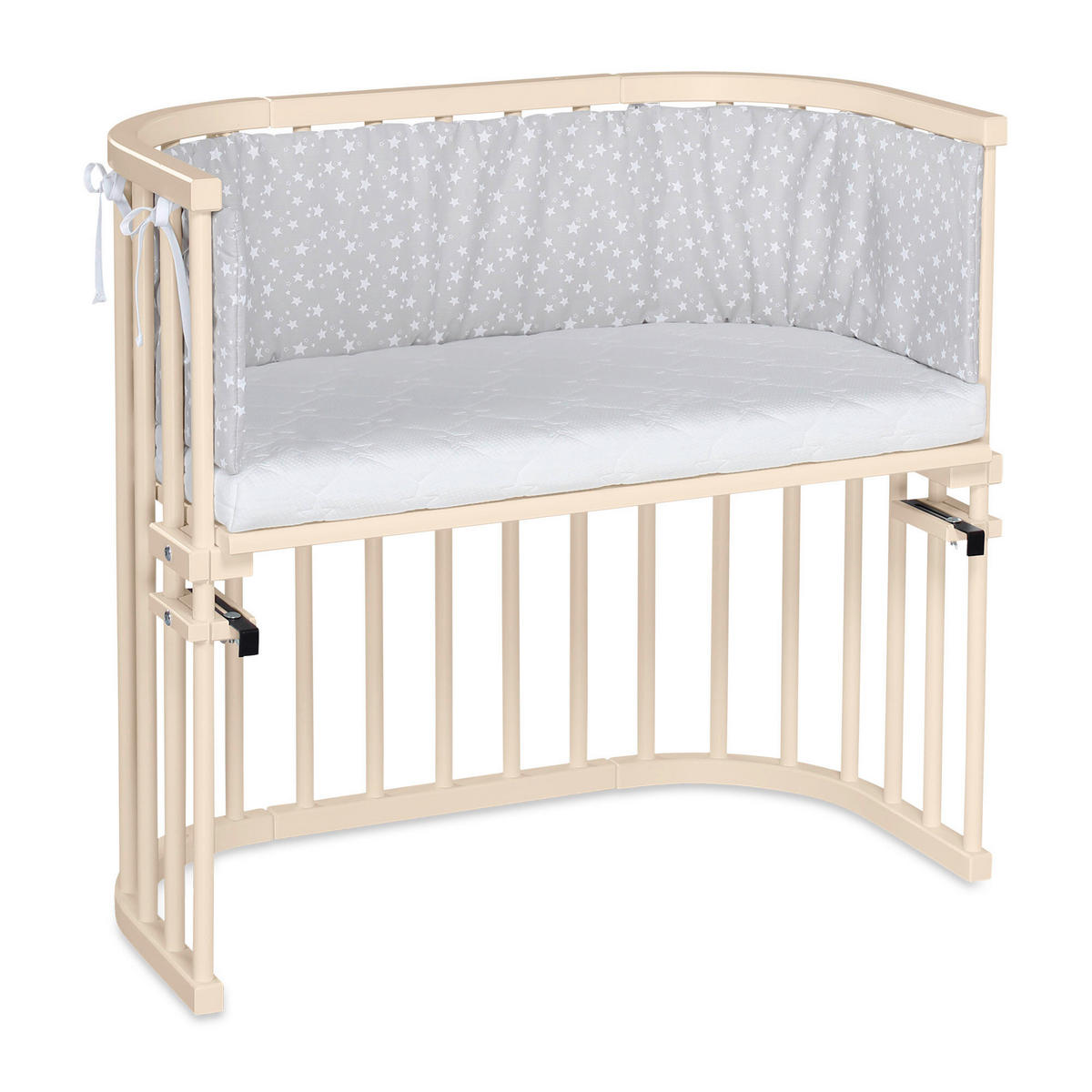 BEISTELLBETT 87/46/79 cm  - Beige, Basics, Holz (87/46/79cm) - Babybay