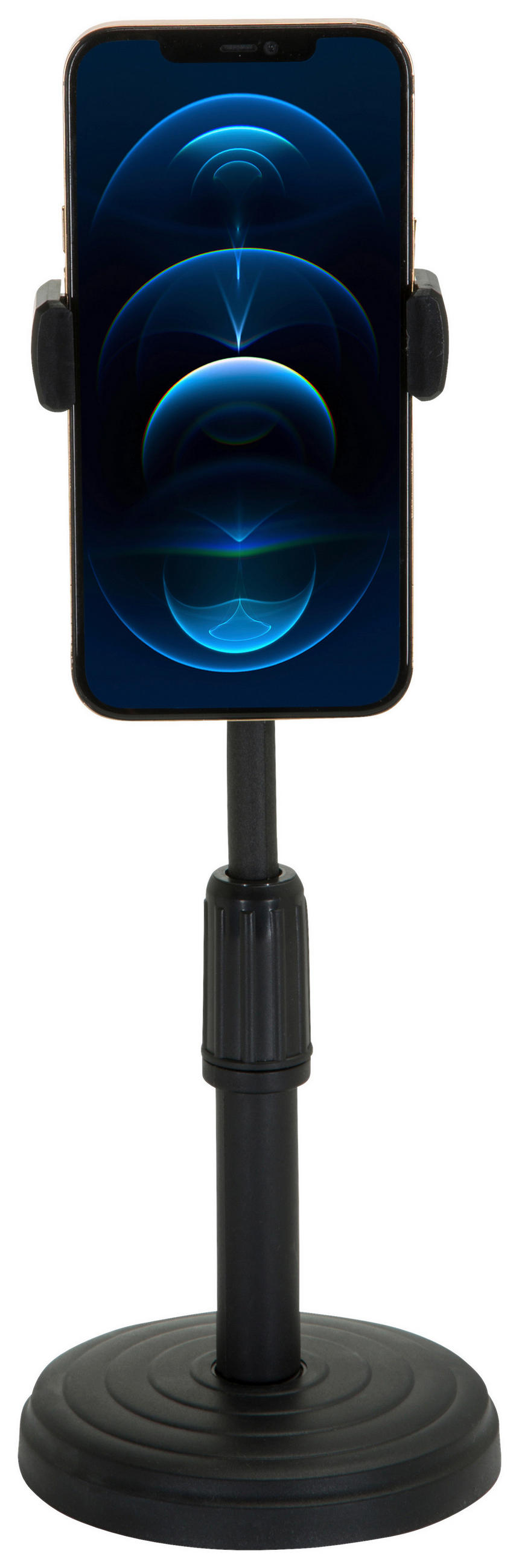 MOBILHÅLLARE  - svart, Modern, metall/plast (11/33/11cm) - MID.YOU