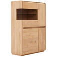 HIGHBOARD 95/138/41 cm  - Wildeiche, Natur, Glas/Holz (95/138/41cm) - Linea Natura