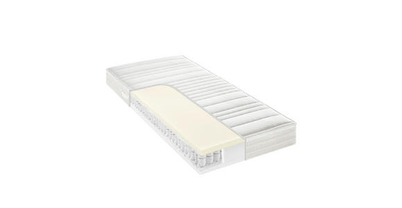 LATEXMATRATZE 120/200 cm  - Weiß, Basics, Textil (120/200cm) - Sleeptex