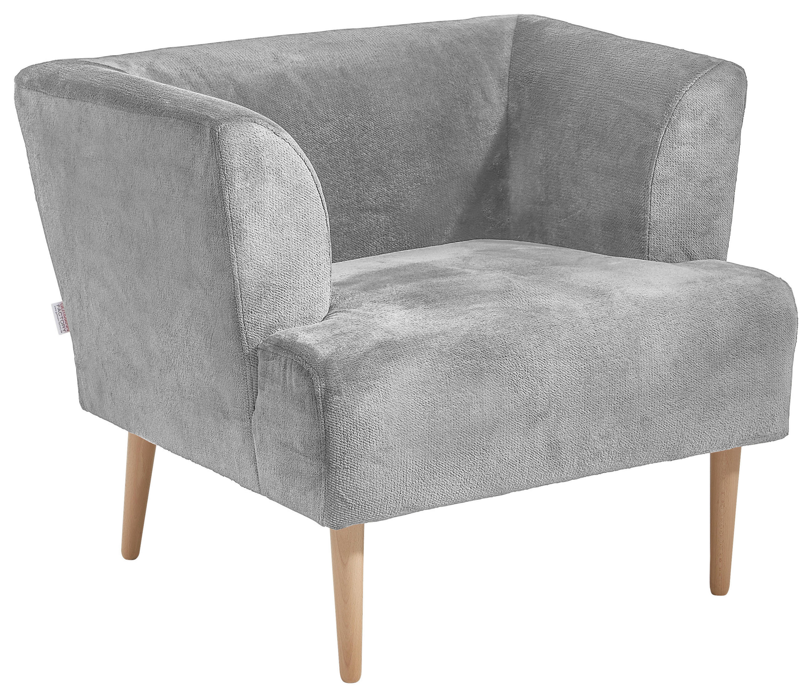 Hom`in Sessel Hellgrau 85x71x80 cm
