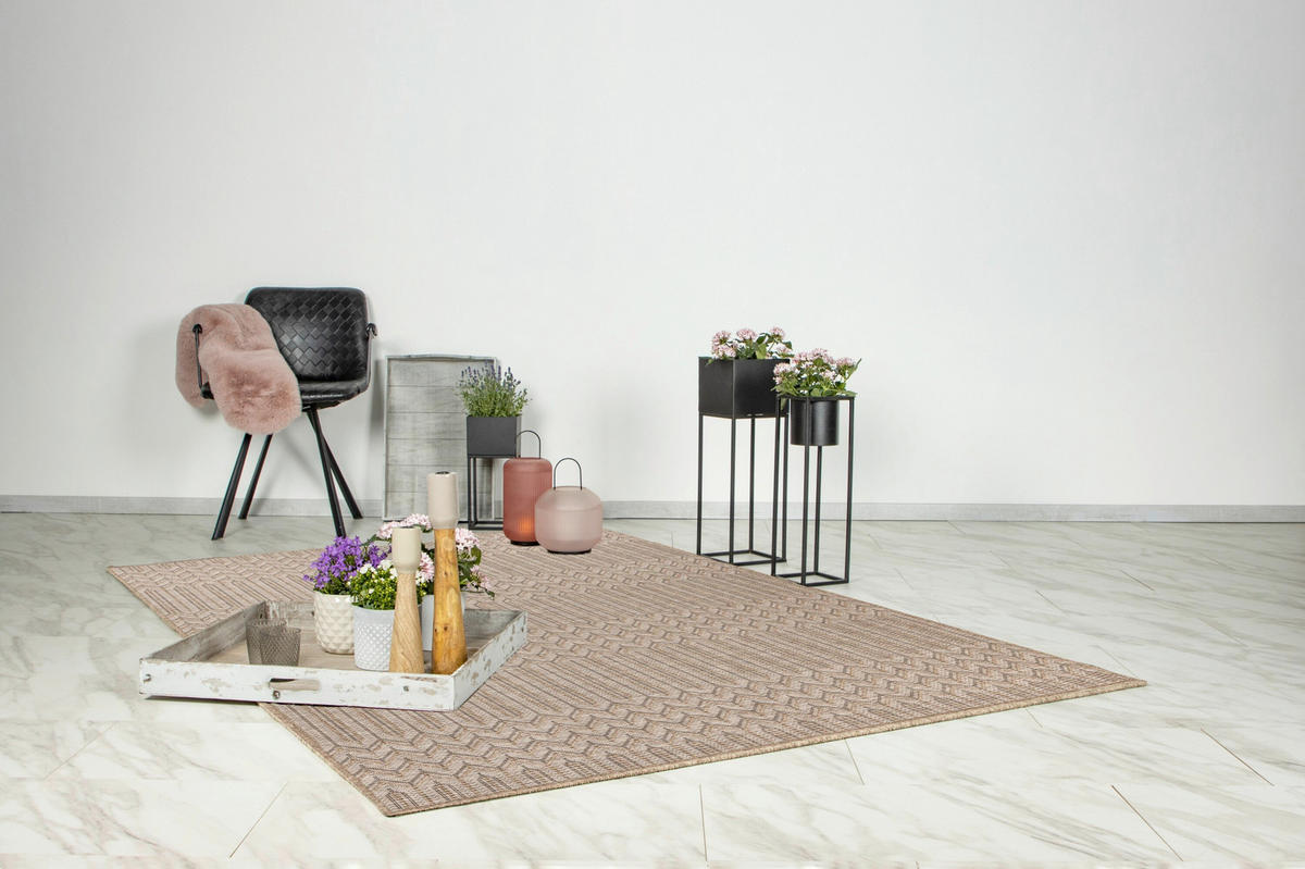 FLACHWEBETEPPICH 160/230 cm Naturfarben  - Naturfarben, Basics, Textil (160/230cm) - Kayoom