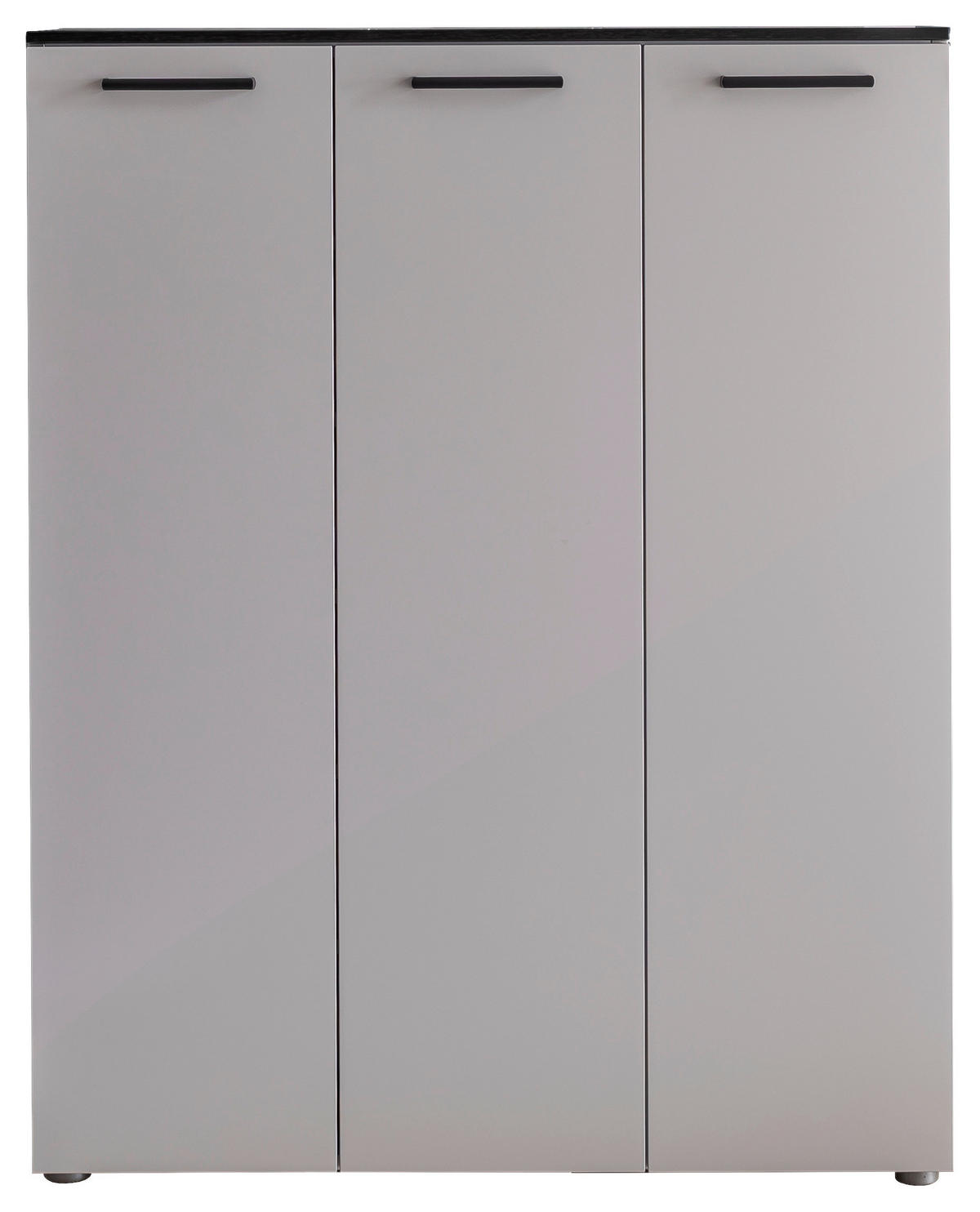 SCHUHSCHRANK  in 102/126/29 cm  - Eichefarben/Silberfarben, Design, Holz/Holzwerkstoff (102/126/29cm) - Moderano