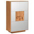 SCHUHSCHRANK 72/112/37 cm - Buchefarben/Weiß, MODERN, Glas/Holz (72/112/37cm) - Linea Natura SCHUHSCHRANK 72/112/37 cm - Buchefarben/Weiß, MODERN, Glas/Holz (72/112/37cm) - Linea Natura