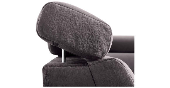 ECKSOFA Grau Samt  - Chromfarben/Grau, KONVENTIONELL, Textil/Metall (206/271cm) - Carryhome