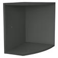 AUFSATZSCHRANK 30/40/38 cm   - Graphitfarben, KONVENTIONELL, Holzwerkstoff (30/40/38cm) - Xora