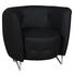 SESSEL in Textil Schwarz - Chromfarben/Schwarz, Design, Textil (83/66/69cm) - Carryhome SESSEL in Textil Schwarz - Chromfarben/Schwarz, Design, Textil (83/66/69cm) - Carryhome