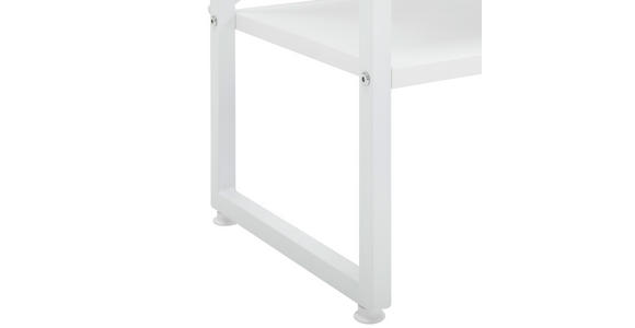 REGAL 64/180/31 cm Weiß - Weiß, MODERN, Holzwerkstoff/Metall (64/180/31cm) - Novel