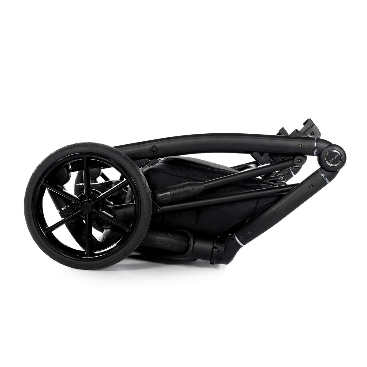 KINDERWAGENSET Fashion Premium  - Dunkelgrün/Schwarz, Trend, Textil/Metall (105/59/105cm) - Jimmylee