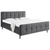POLSTERBETT Anthrazit 180/200 cm  - Anthrazit/Schwarz, Basics, Holz/Holzwerkstoff (180/200cm) - MID.YOU