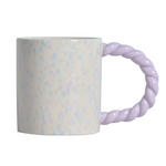 KAFFEEBECHER  400 ml   - Lila, Design, Keramik (9/10cm) - Novel