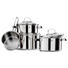 KOCHTOPFSET 4-teilig - Edelstahlfarben, Design, Glas/Metall - WMF KOCHTOPFSET 4-teilig - Edelstahlfarben, Design, Glas/Metall - WMF