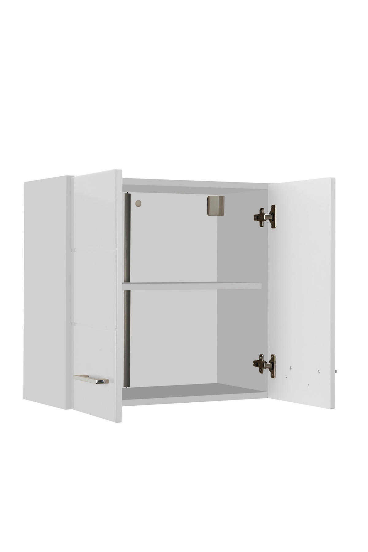 KONYHAI FALISZEKRÉNY - fehér, Basics, műanyag/faalapú anyag (60/57/30cm) - Carryhome