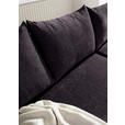 ECKSOFA Dunkelgrau Flachgewebe  - Dunkelgrau/Buchefarben, KONVENTIONELL, Holz/Textil (230/144cm) - Carryhome