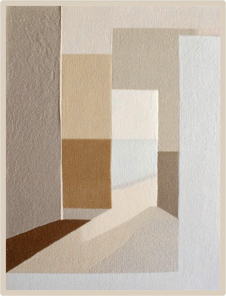 AKUSTIKBILD Abstraktes 90/120 cm  - Multicolor, Basics, Holz (90/120cm) - Euroart