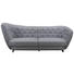 MEGASOFA in Textil Grau - Chromfarben/Grau, MODERN, Textil/Metall (256/85/115cm) - Carryhome MEGASOFA in Textil Grau - Chromfarben/Grau, MODERN, Textil/Metall (256/85/115cm) - Carryhome
