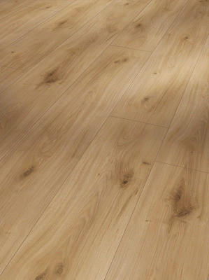 Laminatboden Eiche Natur Basic 600  per  m² - Hellbraun/Eichefarben, KONVENTIONELL, Holzwerkstoff (128,5/24,3/0,8cm) - Parador