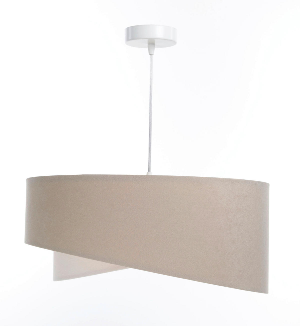 HÄNGELEUCHTE Galaxy 50/93 cm   - Beige/Goldfarben, Design, Kunststoff/Textil (50/93cm)