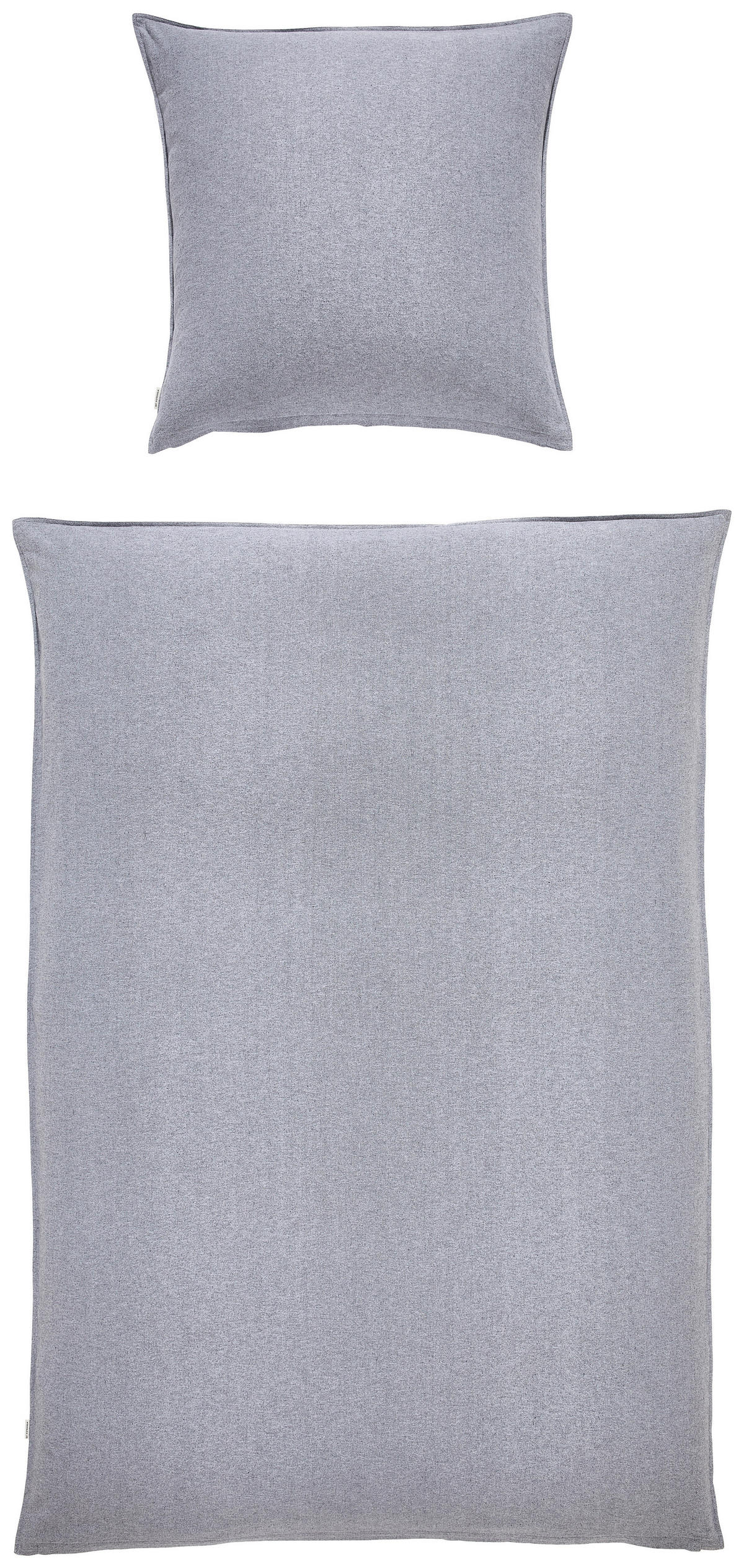 BETTWÄSCHE OLIF Flanell 135/200 cm  - Anthrazit, KONVENTIONELL, Textil (135/200cm) - Marc O'Polo