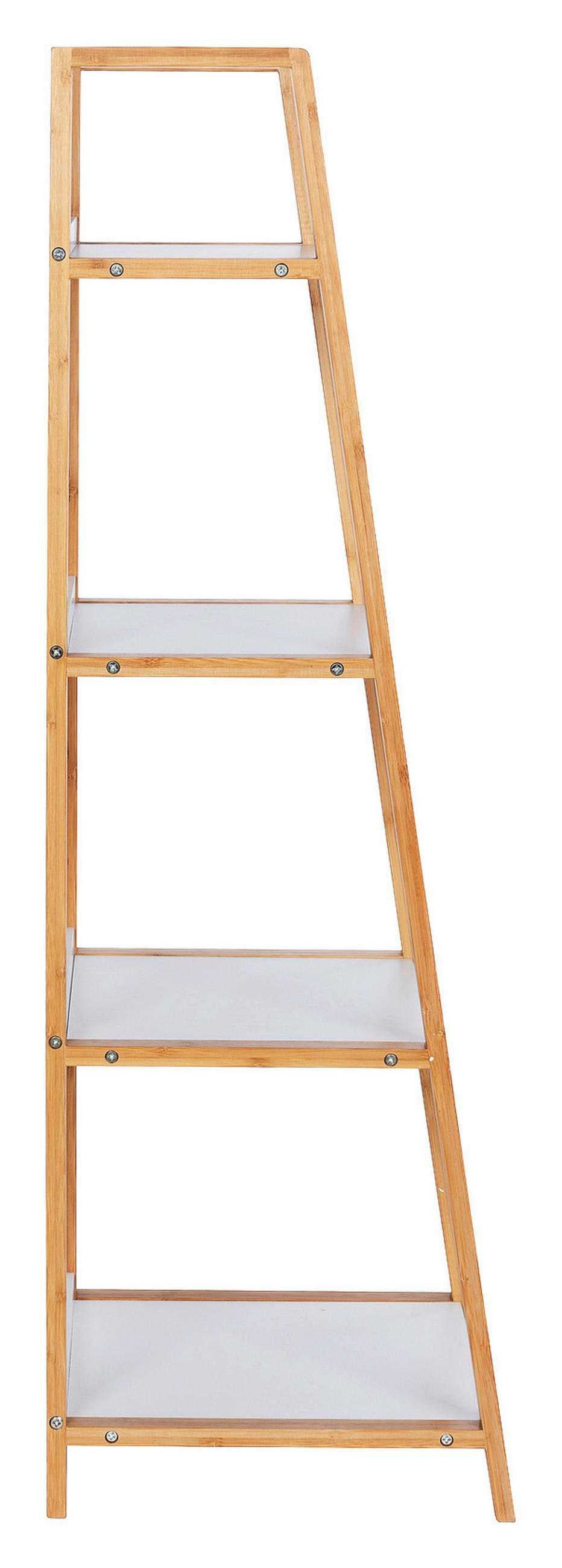 BADEZIMMERREGAL 43/112/36 cm  - Weiss/Braun, Basics, Holz (43/112/36cm) - Wenko