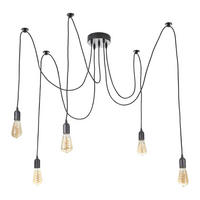 SVJETILJKA VISEĆA        - crna, Design, plastika (15cm) - Globo