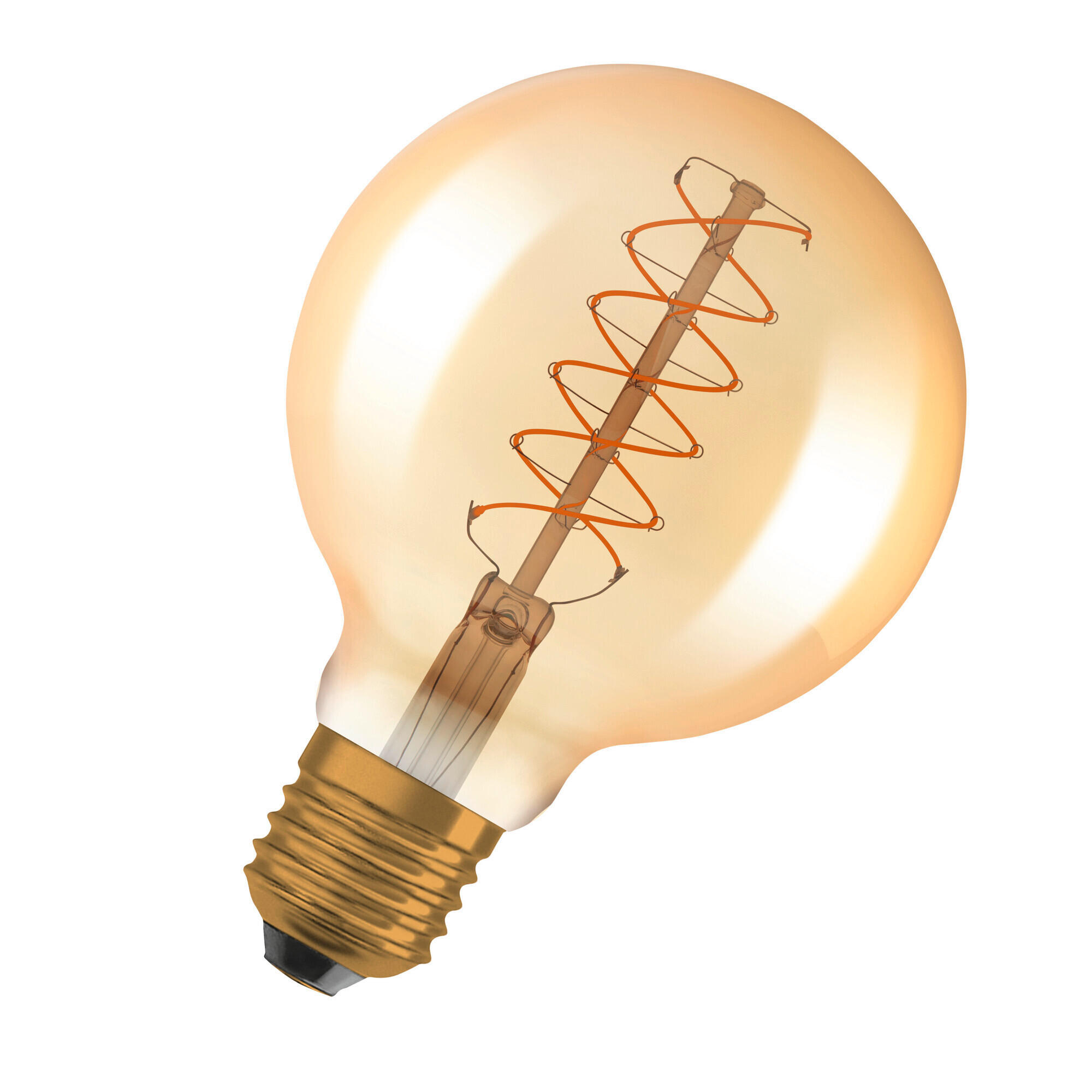 LED-LEUCHTMITTEL   E27 7 W 600 lm  - Goldfarben, Basics, Glas (9,5/13,8cm) - Ledvance