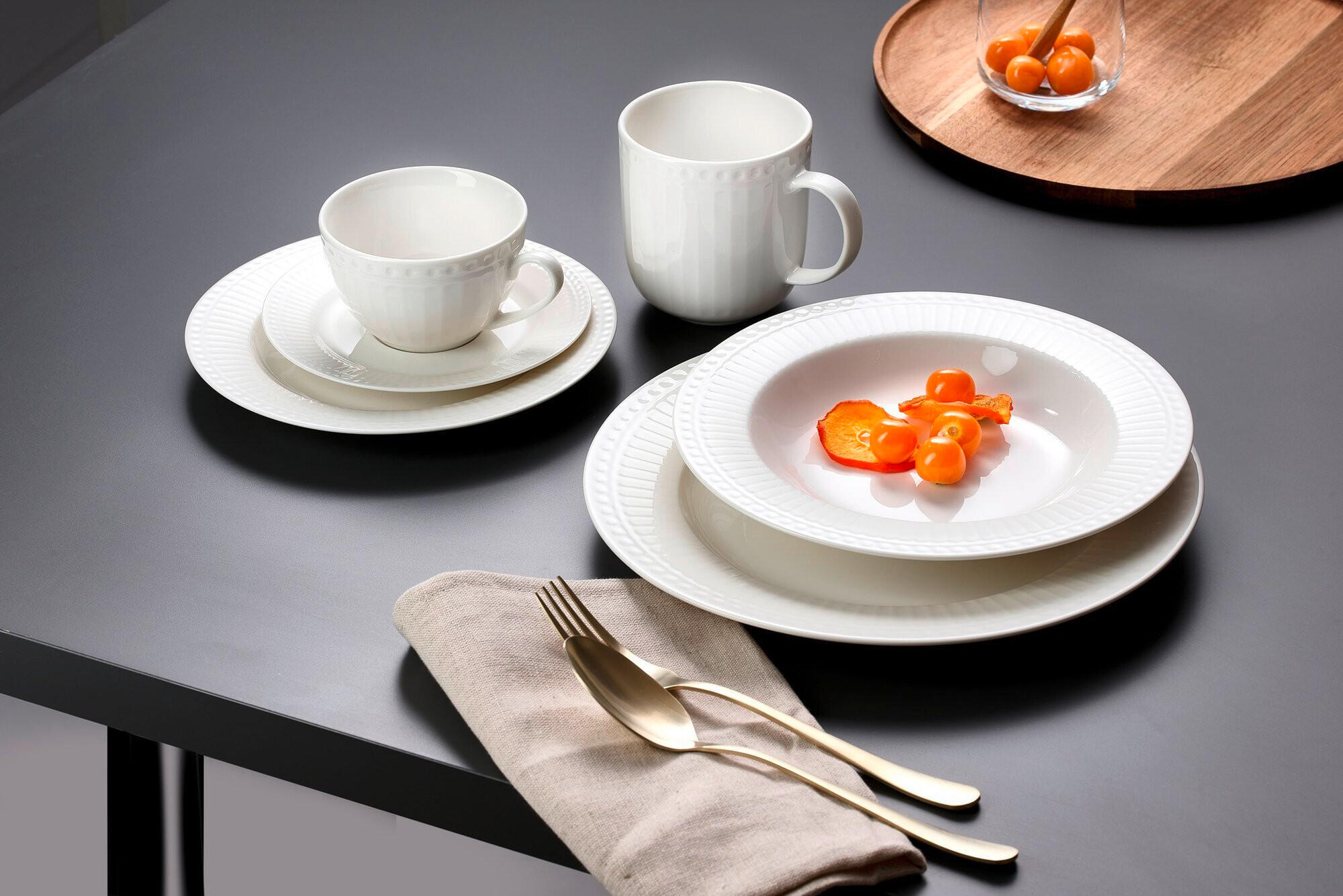 UNTERTASSE - Weiß, KONVENTIONELL, Keramik (16/16/2cm) - Ritzenhoff Breker