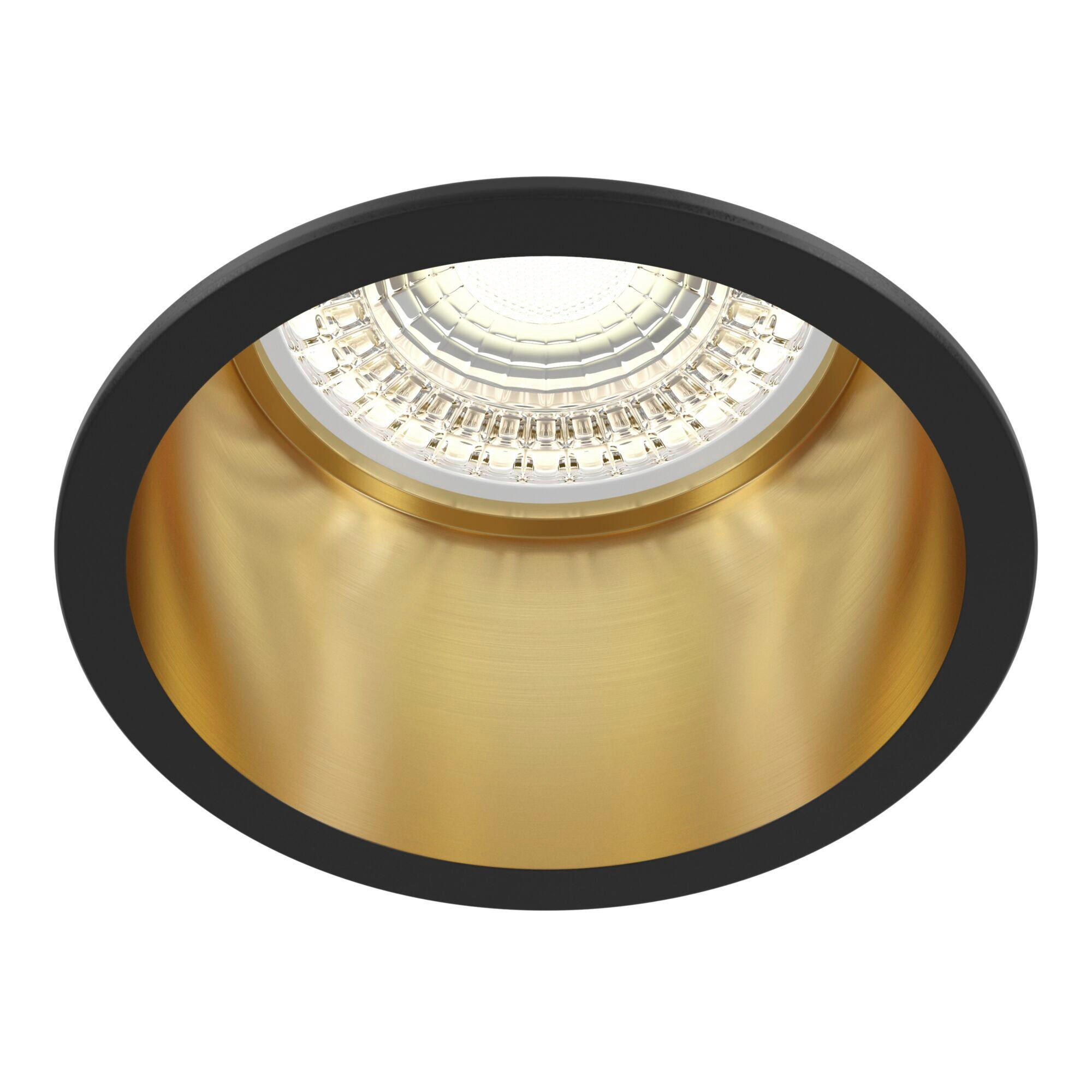 AUFBAULEUCHTE - Goldfarben/Schwarz, Trend, Metall (6,8/5,4cm) - MAYTONI