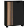 UNTERSCHRANK 59,8/85,2/19,55 cm   - Eichefarben/Schwarz, Design, Holzwerkstoff/Kunststoff (59,8/85,2/19,55cm) - MID.YOU