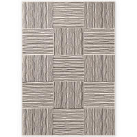FLACHWEBETEPPICH Wohnzimmer 120/170 cm Haringey Schwarz, Weiß rechteckig  - Schwarz/Weiß, Basics, Kunststoff (120/170cm) - Ted Baker