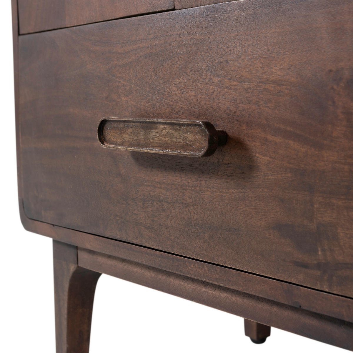 KOMMODE Liya  in 90/90/50 cm  - Dunkelbraun, Design, Holz (90/90/50cm) - Livetastic