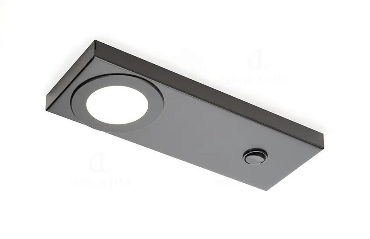 UNTERBAULEUCHTEN-SET - Schwarz, Basics, Metall (20,6/7,2/1,6cm) - HKT
