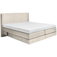 BOXSPRINGBETT 160/200 cm  in Creme  - Creme, Konventionell, Holz/Textil (160/200cm) - Dieter Knoll