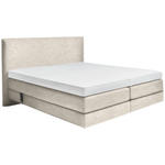 BOXSPRINGBETT 160/200 cm  in Creme  - Creme, KONVENTIONELL, Holz/Textil (160/200cm) - Dieter Knoll