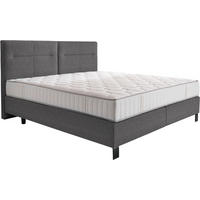 BOXSPRINGBETT 240/220 cm  in Grau  - Schwarz/Grau, Konventionell, Textil/Metall (240/220cm) - Esposa