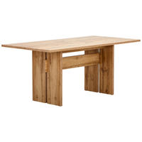 JEDILNA MIZA, barve hrasta  - barve hrasta, Konvencionalno, leseni material (180/90/76cm) - Ti'me