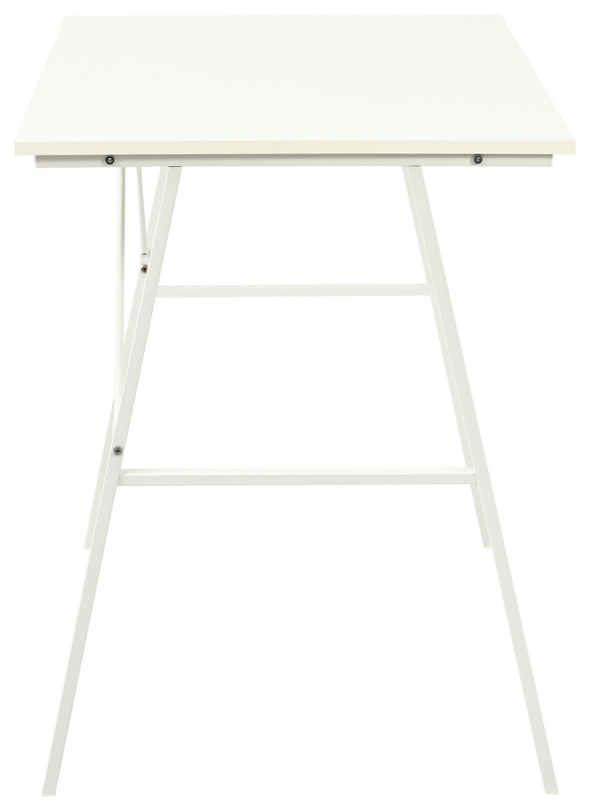 SCHREIBTISCH 100/60/75 cm Weiß   - Weiß, Design, Holzwerkstoff/Metall (100/60/75cm) - Carryhome