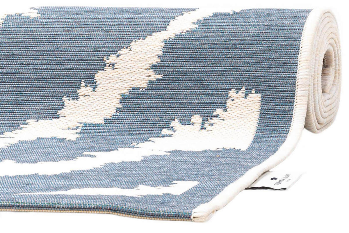 TEPPICH 123/180 cm Blau  - Blau, Design, Kunststoff/Textil (123/180cm) - Tom Tailor