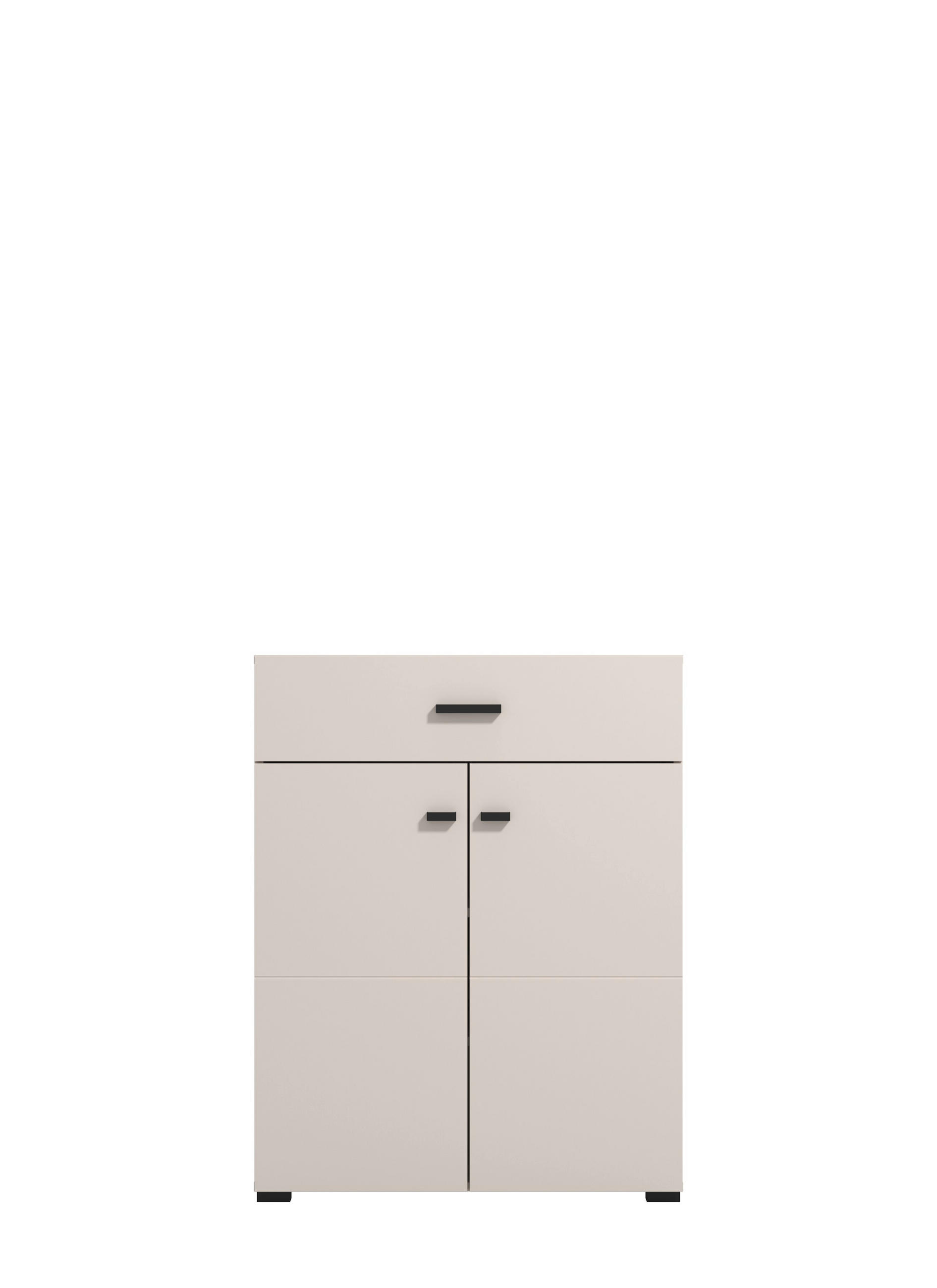 CIPŐSSZEKRÉNY 77/98/35 cm  - kasmír, Basics, faalapú anyag (77/98/35cm) - Xora