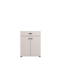 CIPŐSSZEKRÉNY 77/98/35 cm  - kasmír, Basics, faalapú anyag (77/98/35cm) - Xora