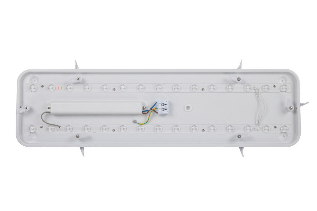Plafonieră Cu Led 23 W    60,5/18,5/6 cm  - alb, Konventionell, plastic/metal (60,5/18,5/6cm) - Celina