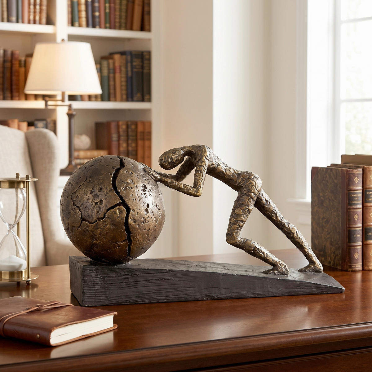 SKULPTUR - Cappuccino, Basics, Kunststoff (37/21,5/11cm)
