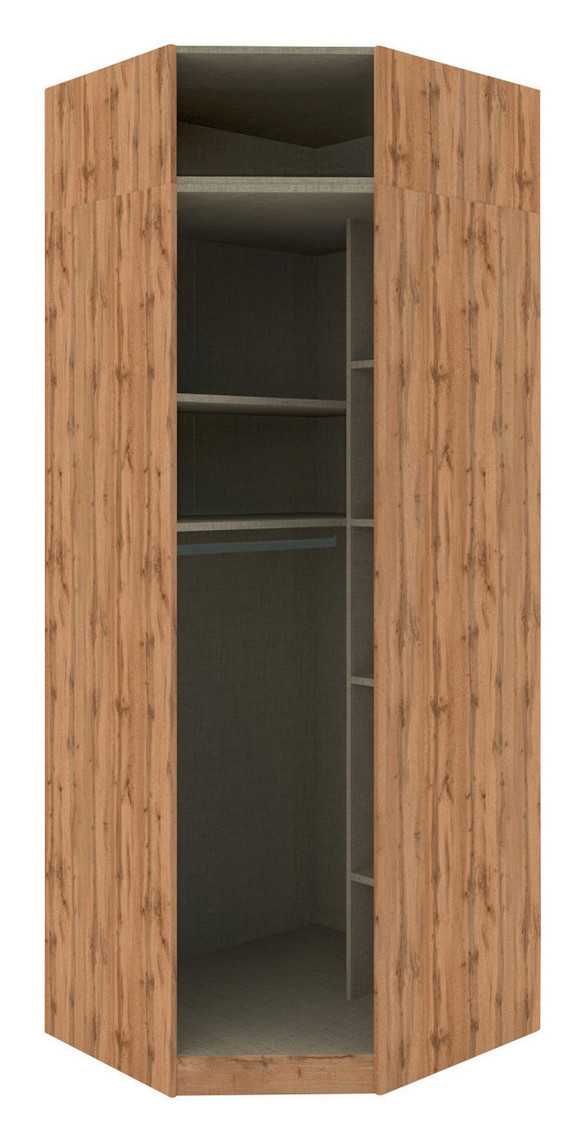 SAROKSZEKRÉNY VÁZ Wotan tölgy  - Wotan tölgy, Design, faalapú anyag (91,1/242,2/91,1cm) - Hom`in
